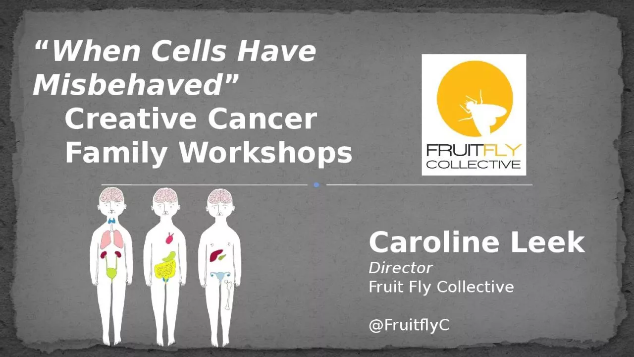 Caroline Leek Director Fruit Fly Collective