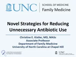 Novel Strategies for Reducing Unnecessary Antibiotic Use