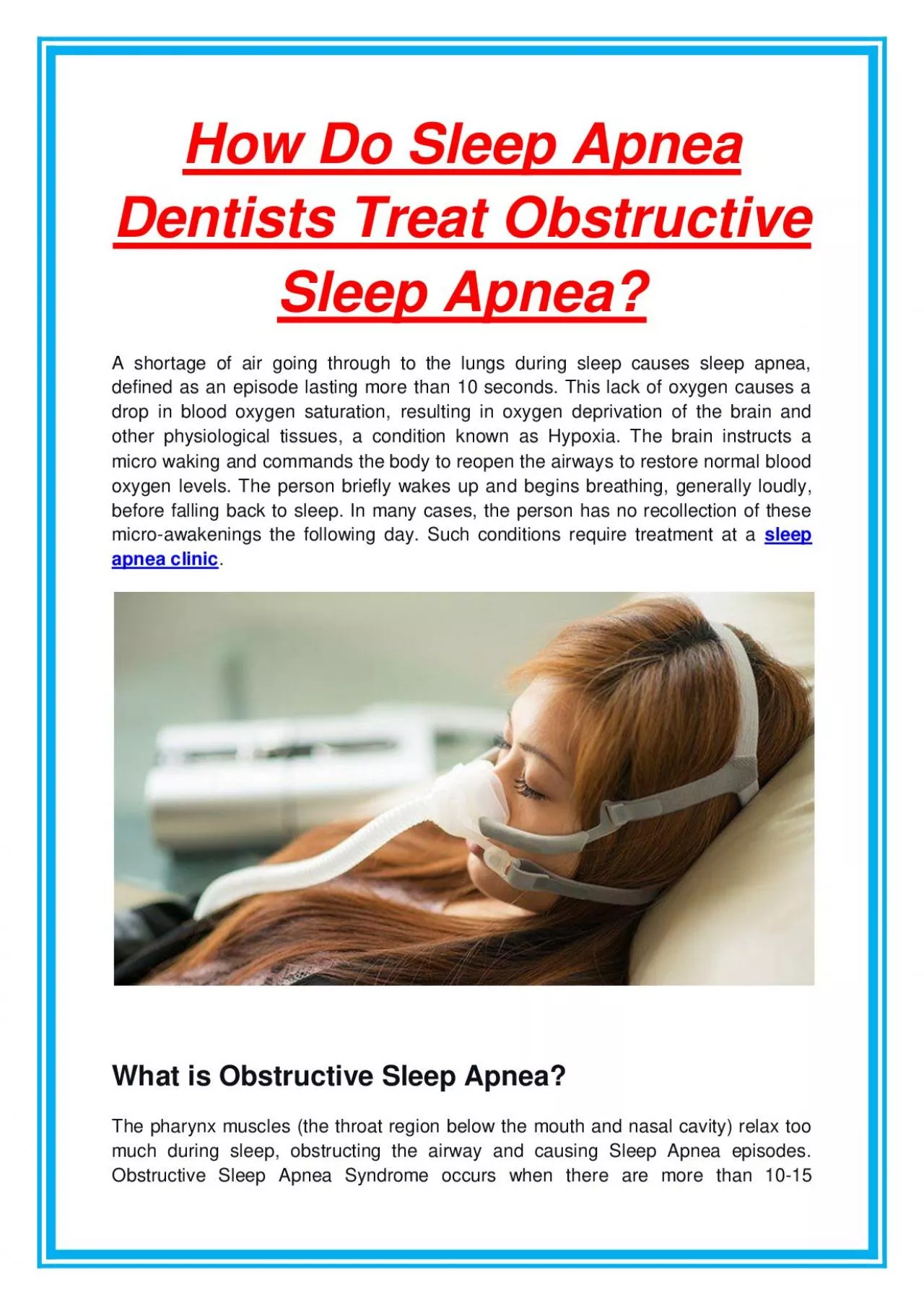 PDF-How Do Sleep Apnea Dentists Treat Obstructive Sleep Apnea?