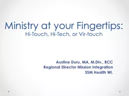 PPT-Ministry at your Fingertips: