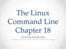 The Linux Command Line Chapter 18