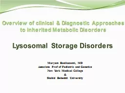 Lysosomal Storage Disorders