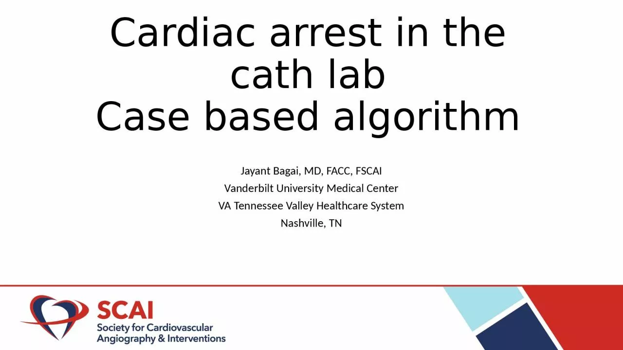 Cardiac arrest in the cath lab