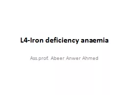 L4-Iron  deficiency   anaemia