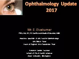 Ophthalmology Update  2017