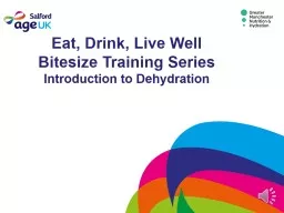 Eat, Drink, Live Well Bitesize Training Series