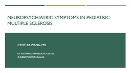 Neuropsychiatric Symptoms in Pediatric Multiple Sclerosis
