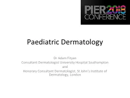 Paediatric  Dermatology Dr