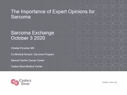 The Importance of Expert Opinions for Sarcoma