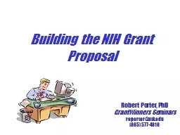 Building the NIH Grant Proposal