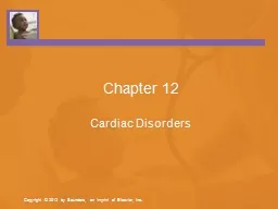 Chapter 12 Cardiac Disorders