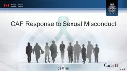 CAF Response to Sexual Misconduct