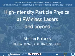 High-Intensity Particle Physics