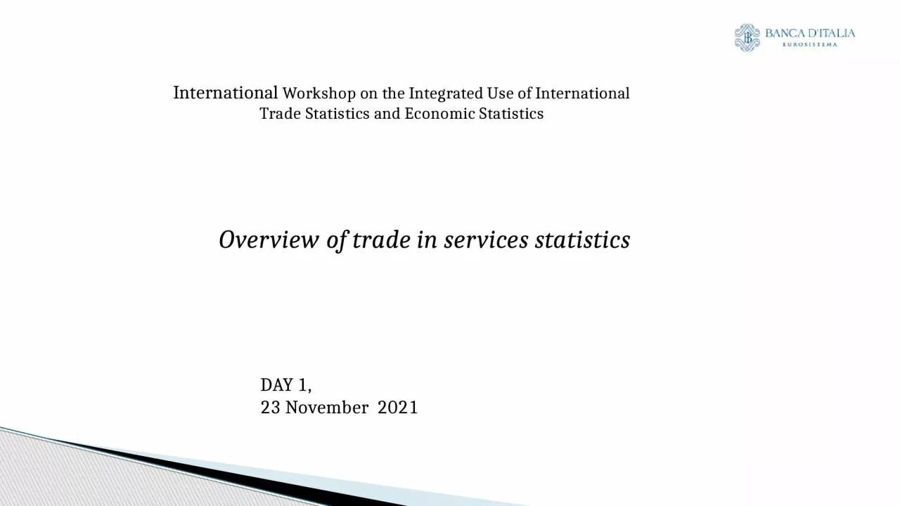 PPT-International Workshop on the Integrated Use of International Trade Statistics and Economic