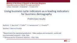 Using business  cycle   indicators