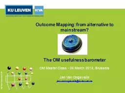 PPT-Outcome Mapping: from