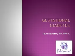 Gestational Diabetes Tauni