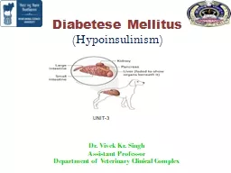Diabetese Mellitus (Hypoinsulinism)