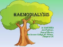 HAEMODIALYSIS M. KARTHIKA