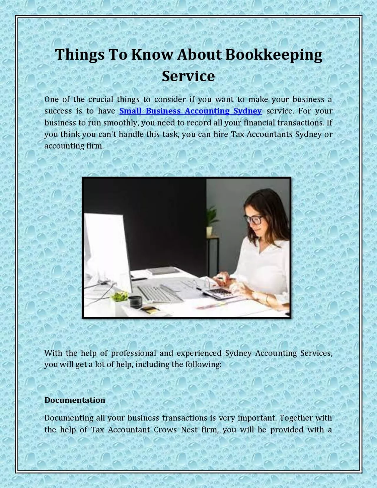 Things To Know About Bookkeeping Service
