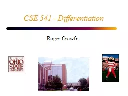 CSE 541 - Differentiation