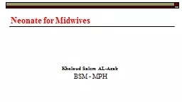 Neonate for Midwives Kholoud