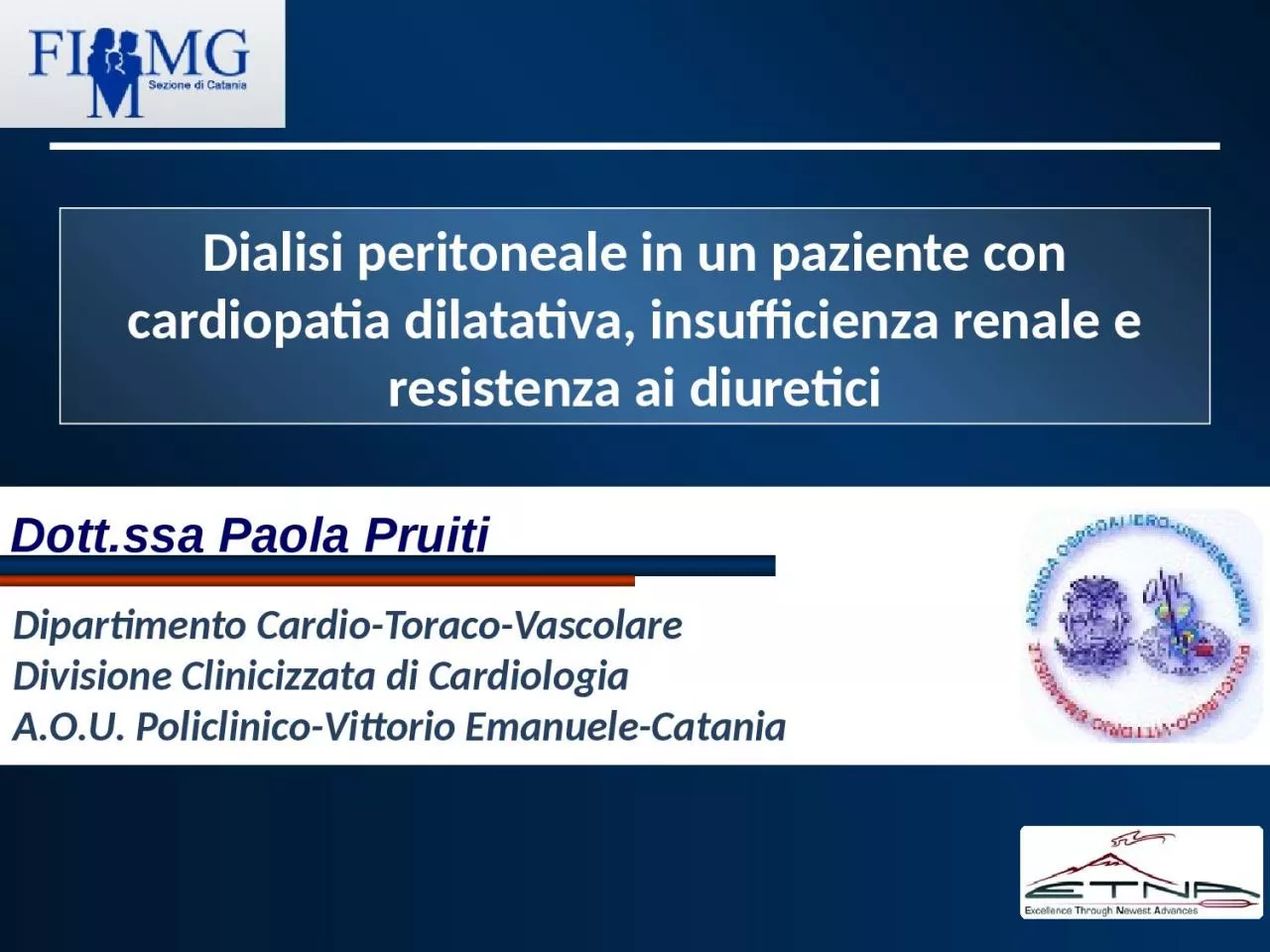 PPT-Dott.ssa Paola Pruiti Caso Clinico