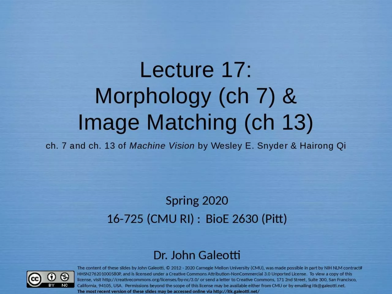 PPT-Lecture 17: Morphology (