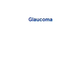 Glaucoma Outline Healthy