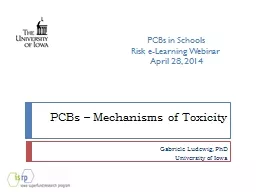 PCBs – Mechanisms of Toxicity