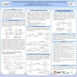 Constrained Glu‐Gly and Gln‐Gly dipeptide  surrogates from γ‐substituted α‐amino‐δ‐l