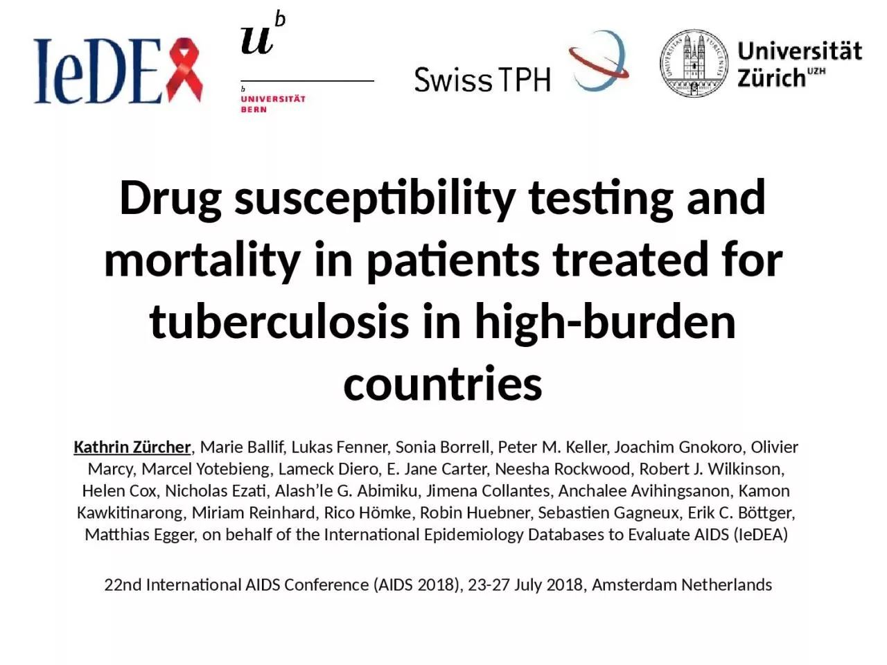 PPT-Drug susceptibility testing and mortality in patients treated for