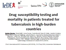 Drug susceptibility testing and mortality in patients treated for