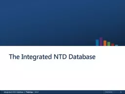 The Integrated NTD Database