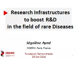 Research Infrastructures