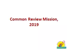 Common Review  Mission, 2019