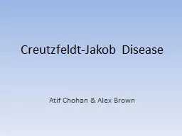 Creutzfeldt-Jakob Disease