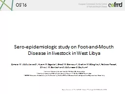 Sero -epidemiologic study on Foot-and-Mouth Disease in livestock in West Libya
