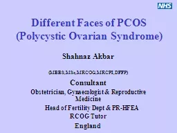 Different Faces of PCOS (Polycystic Ovarian Syndrome)