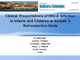 Clinical  Presentations of HHV-6 Infection