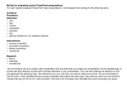 Epidemiology of Obesity EPID 624 – Epidemiology of Chronic Diseases