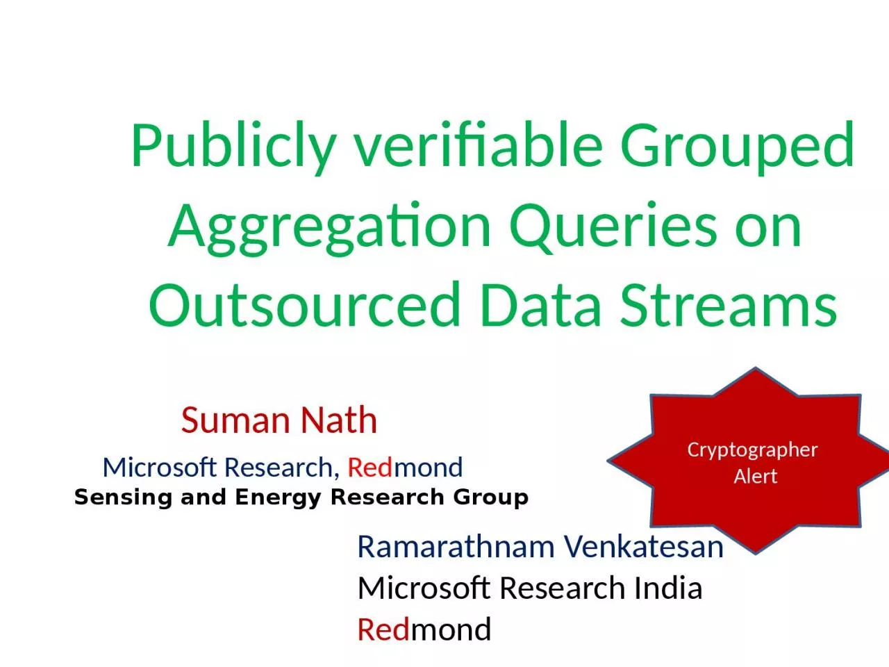 PPT-Publicly verifiable Grouped Aggregation Queries on