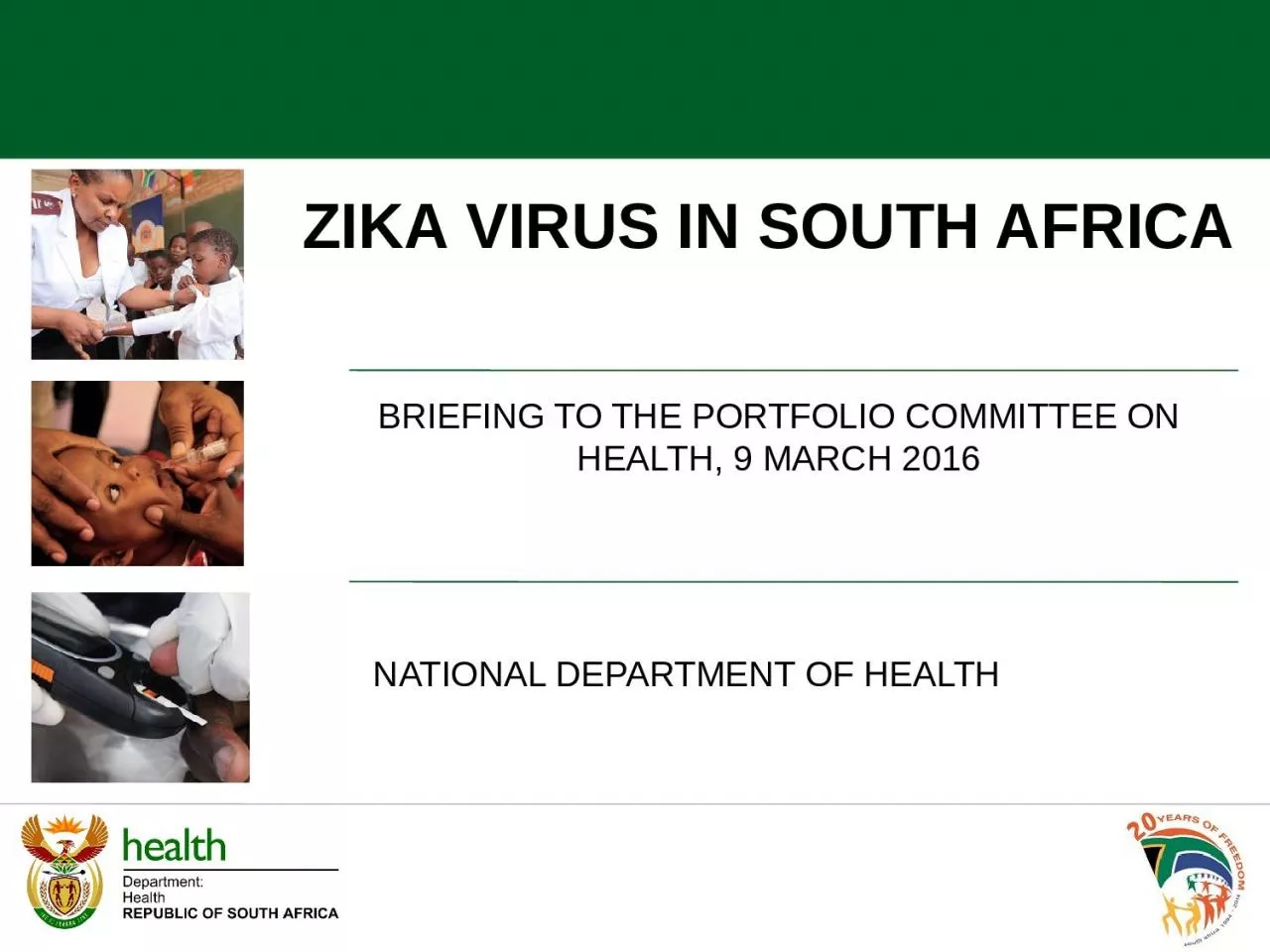 PPT-ZIKA VIRUS IN SOUTH AFRICA