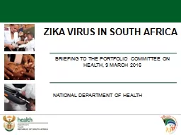 ZIKA VIRUS IN SOUTH AFRICA