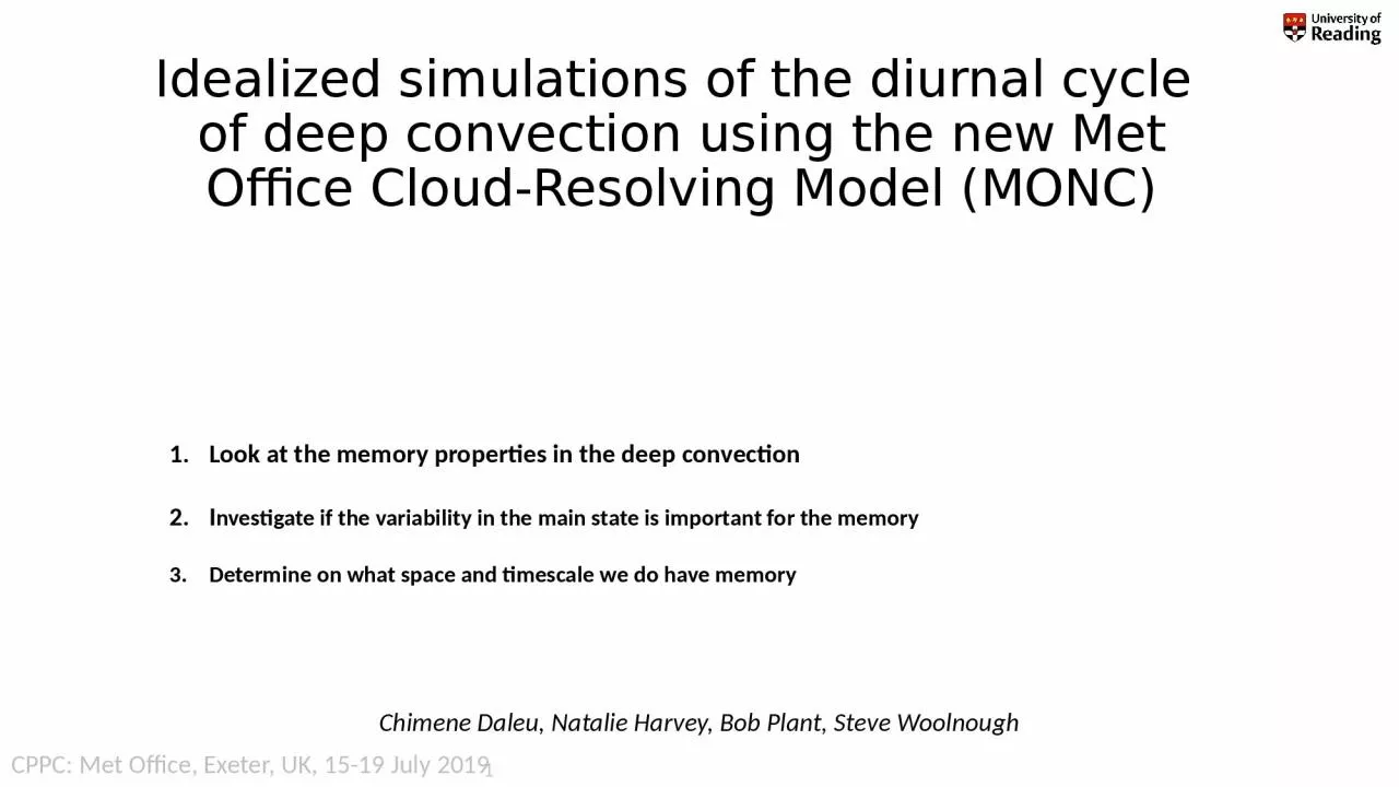 PPT-Idealized simulations of the diurnal