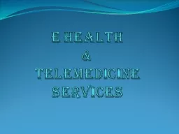 PPT-E Health & Telemedicine Services