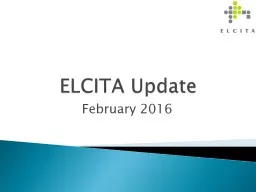 ELCITA Update May  2016 4