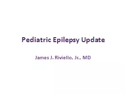 Pediatric Epilepsy Update