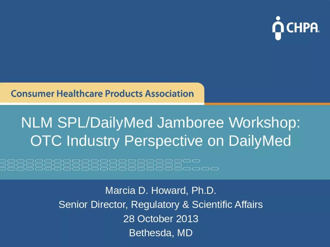 PPT-NLM SPL/DailyMed Jamboree Workshop: