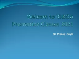 Welcom  to IOBOA Promotion Classes 2021